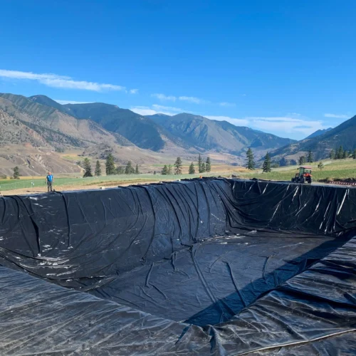Water reservoir lining