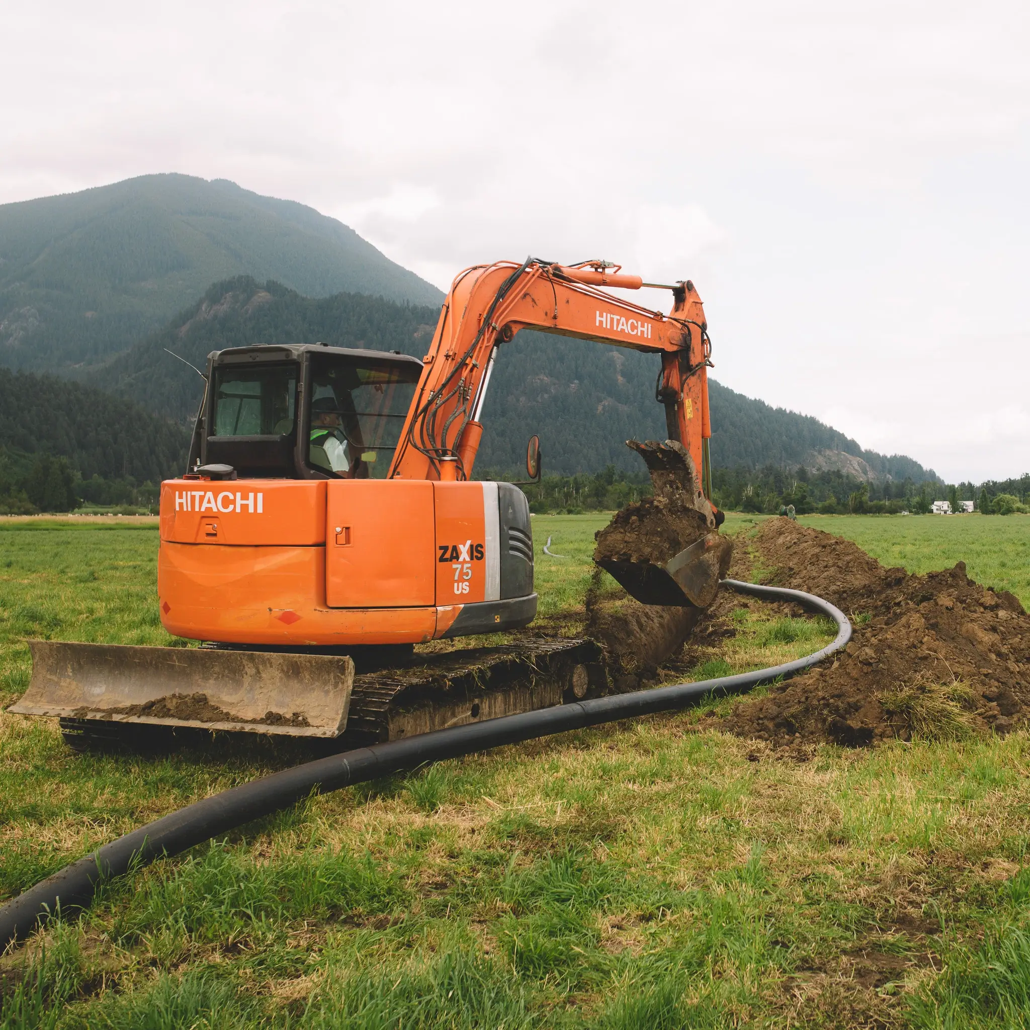 HDPE Mainline install