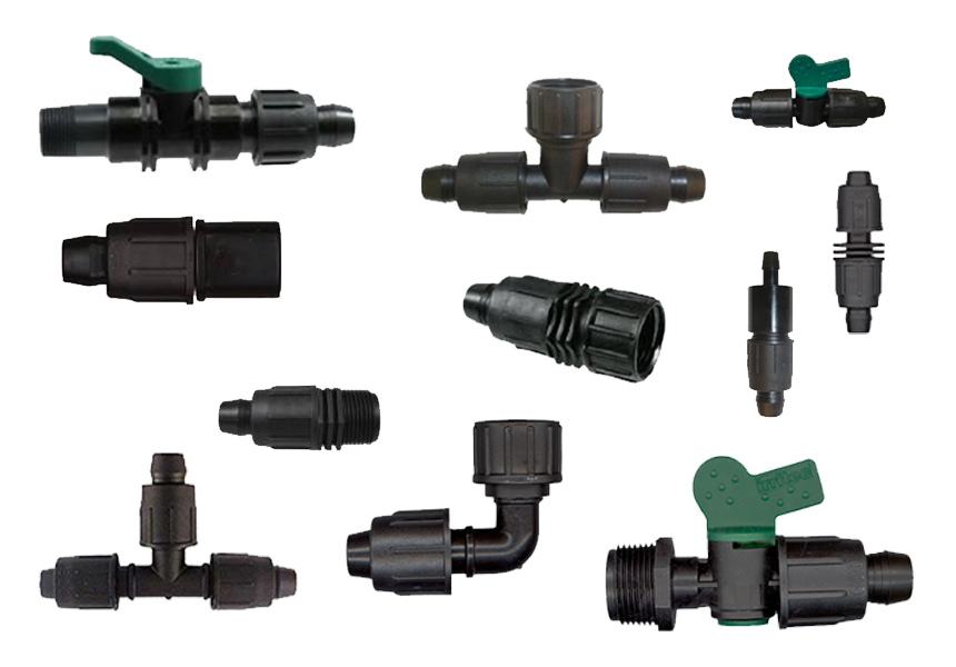 Heavywall drip irrigation fittings